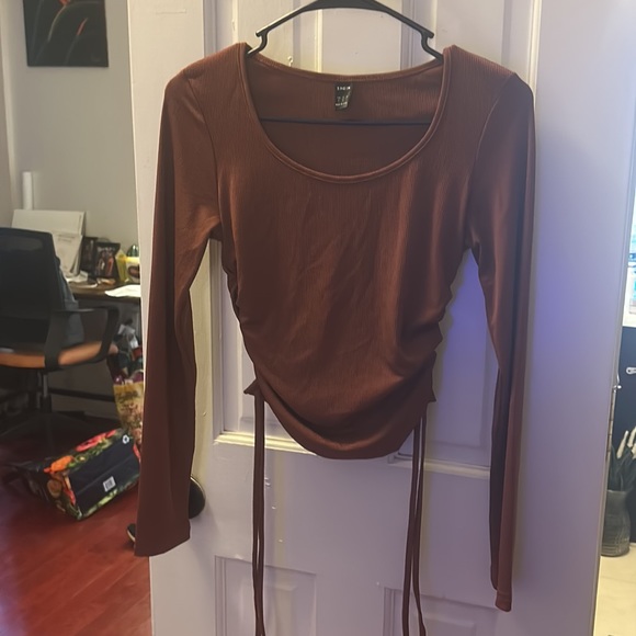 Shein Long Sleeve Crop Top - Picture 6 of 7